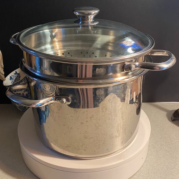 Wolfgang Puck Bistro Stainless Steel - Stock Pot pasta cooker & steamer - Picture 2 of 12